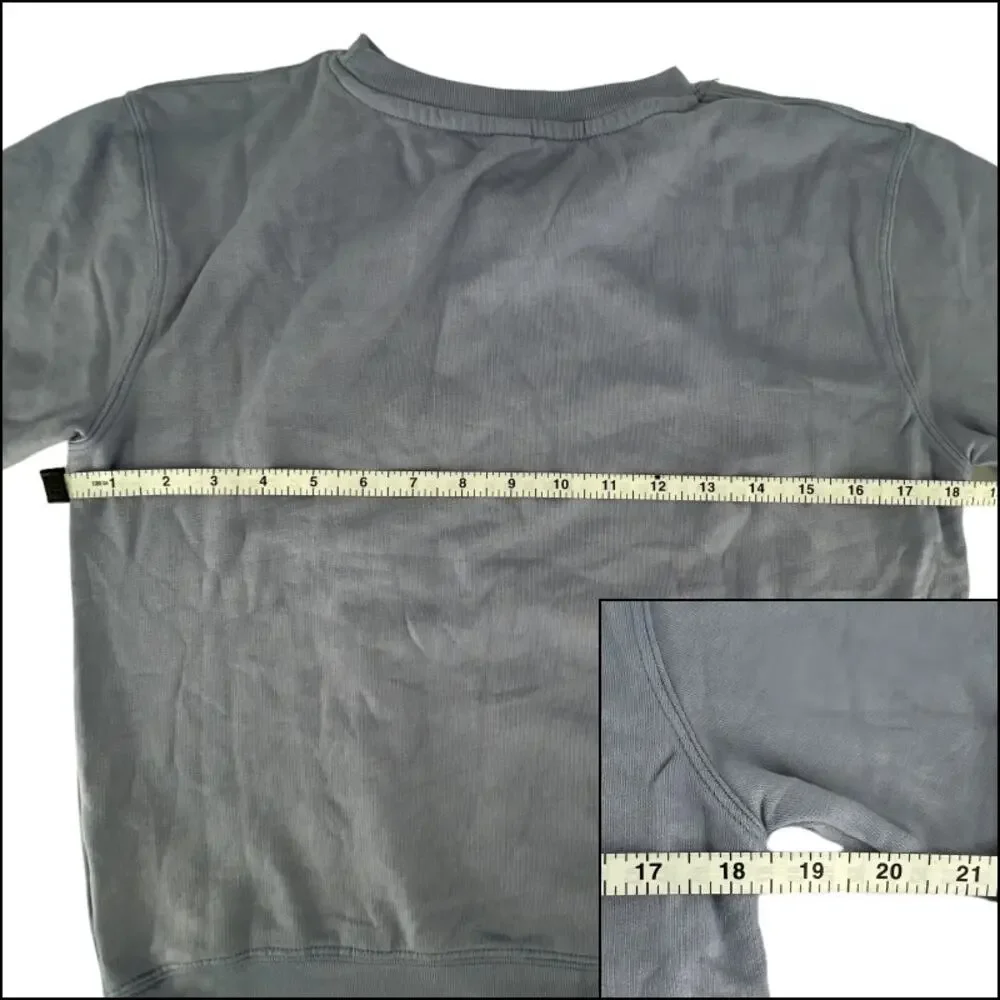 LAT Unisex Kids Cozy Fleece Sweatshirt Size Youth Medium Gray Crew Neck Long S - Picture 9 of 11